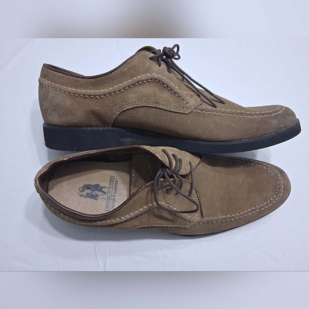 Hush Puppies Classic Brown Suede Men's Shoes Size 9 Pre-owned